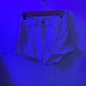 Lucky Brand White Denim Women Shorts